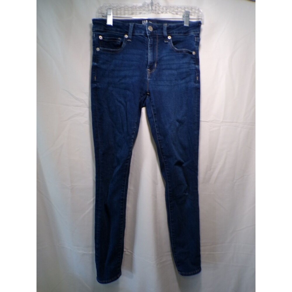 Gap Women's Universal Legging Skinny Jeans Dark Blue Denim Size 6 Tall